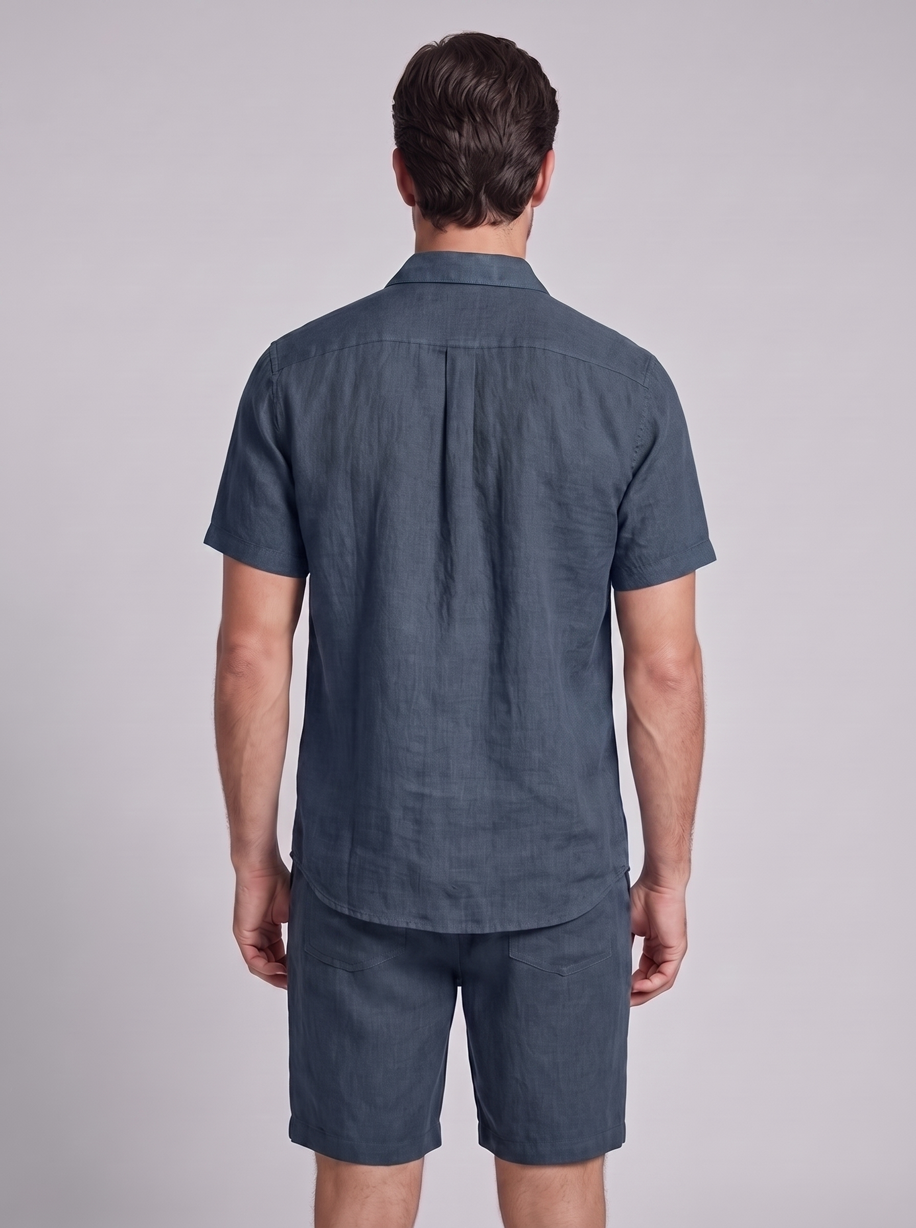 Men's Short Sleeve Shirt and Shorts Co-Ord Set