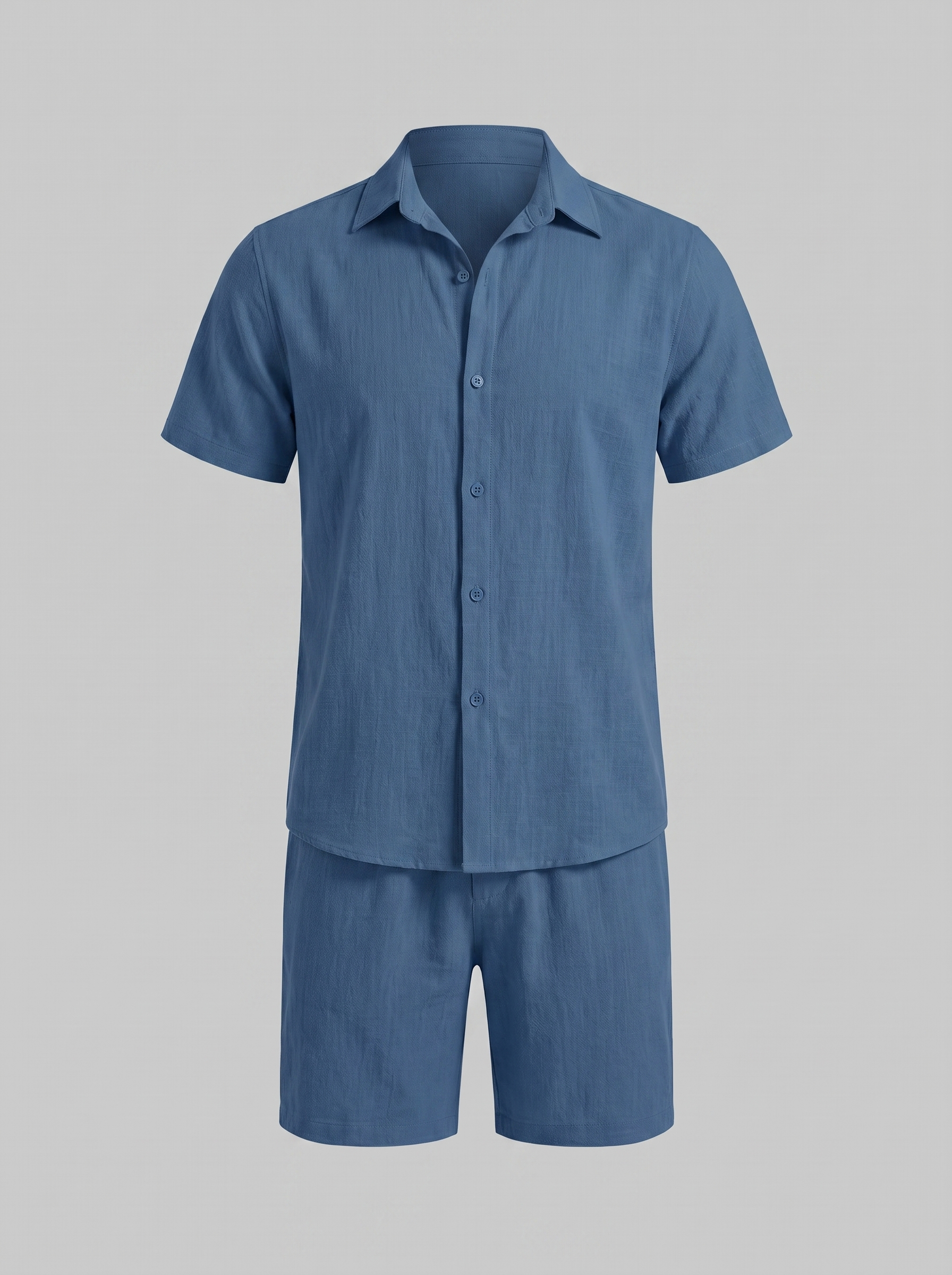 Men's Short Sleeve Shirt and Shorts Co-Ord Set