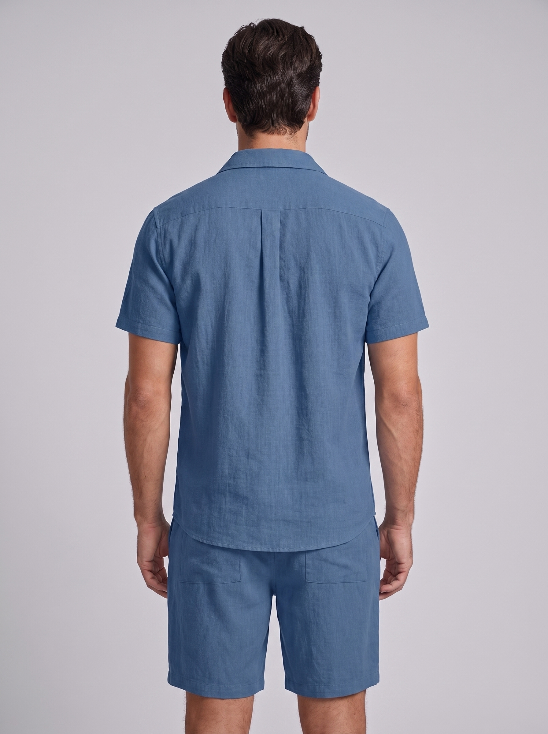 Men's Short Sleeve Shirt and Shorts Co-Ord Set