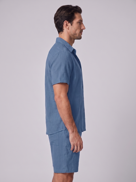 Men's Short Sleeve Shirt and Shorts Co-Ord Set