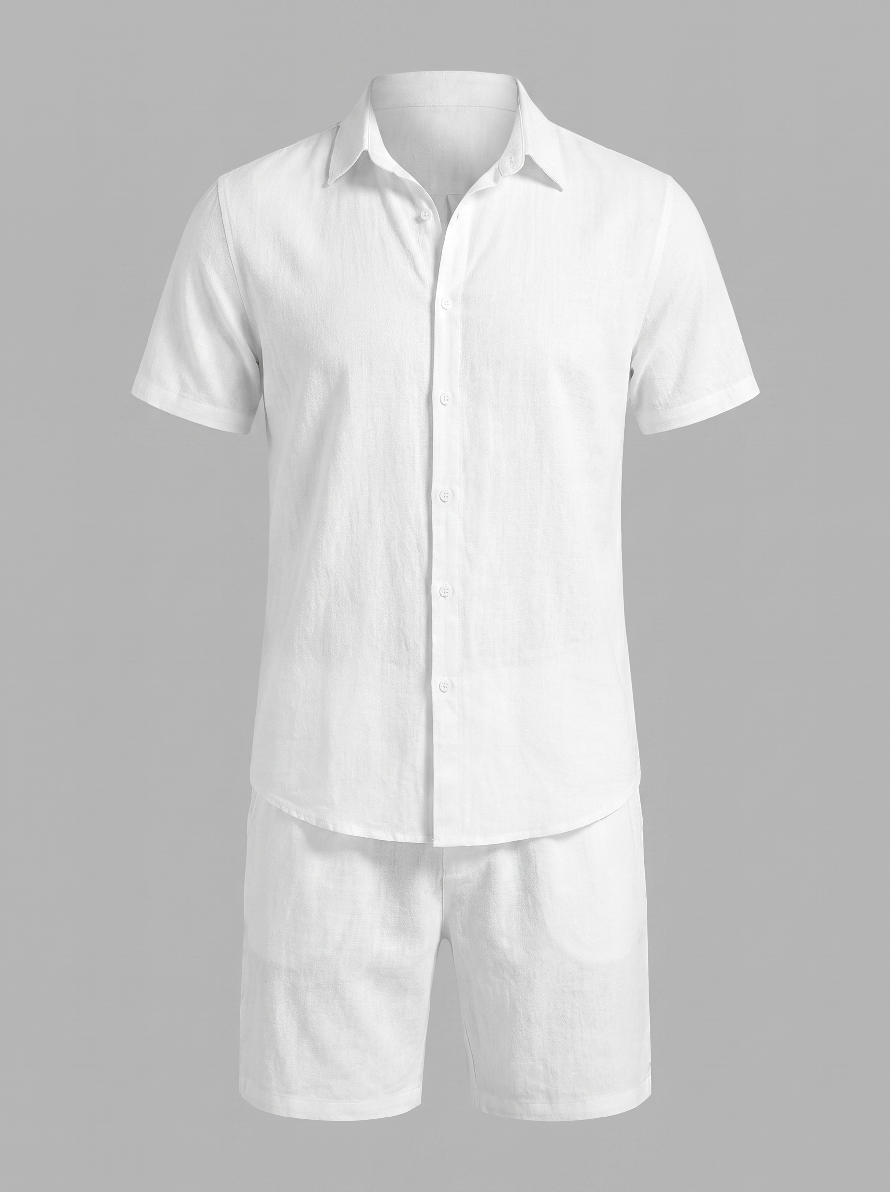 Men's Short Sleeve Shirt and Shorts Co-Ord Set