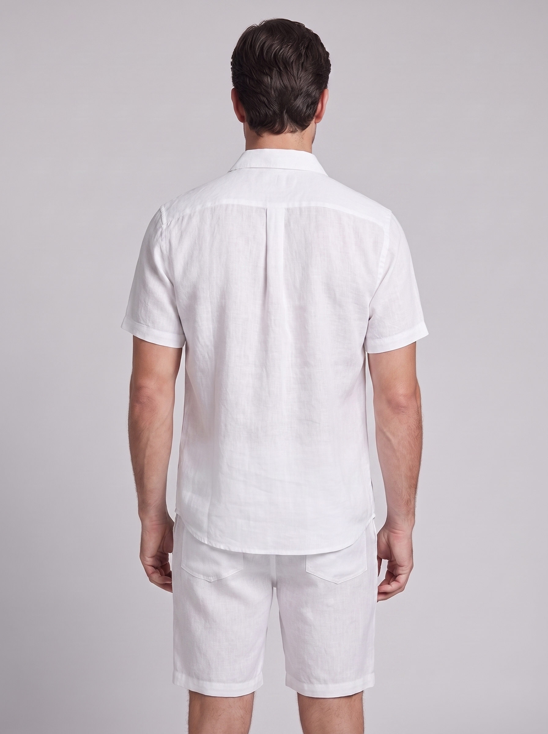 Men's Short Sleeve Shirt and Shorts Co-Ord Set