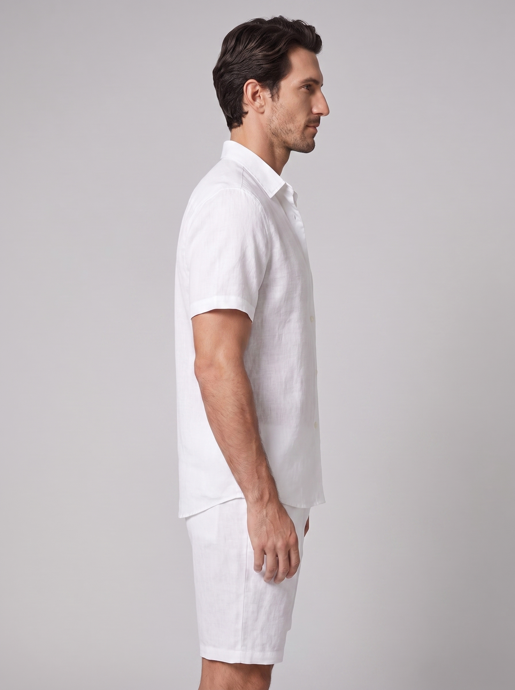 Men's Short Sleeve Shirt and Shorts Co-Ord Set