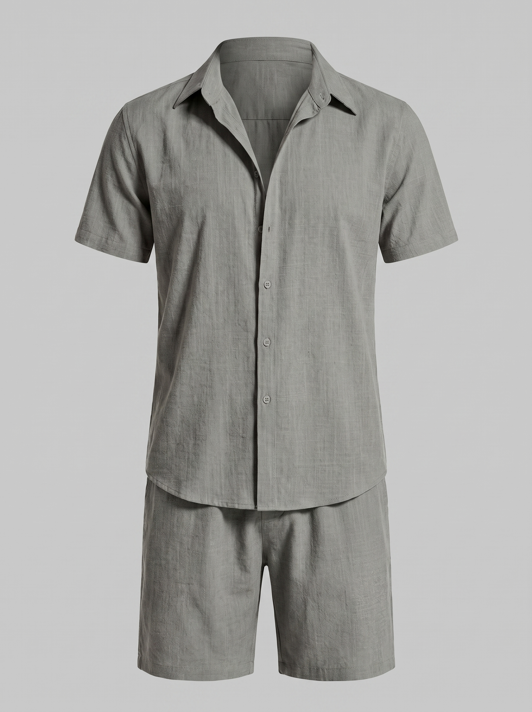 Men's Short Sleeve Shirt and Shorts Co-Ord Set