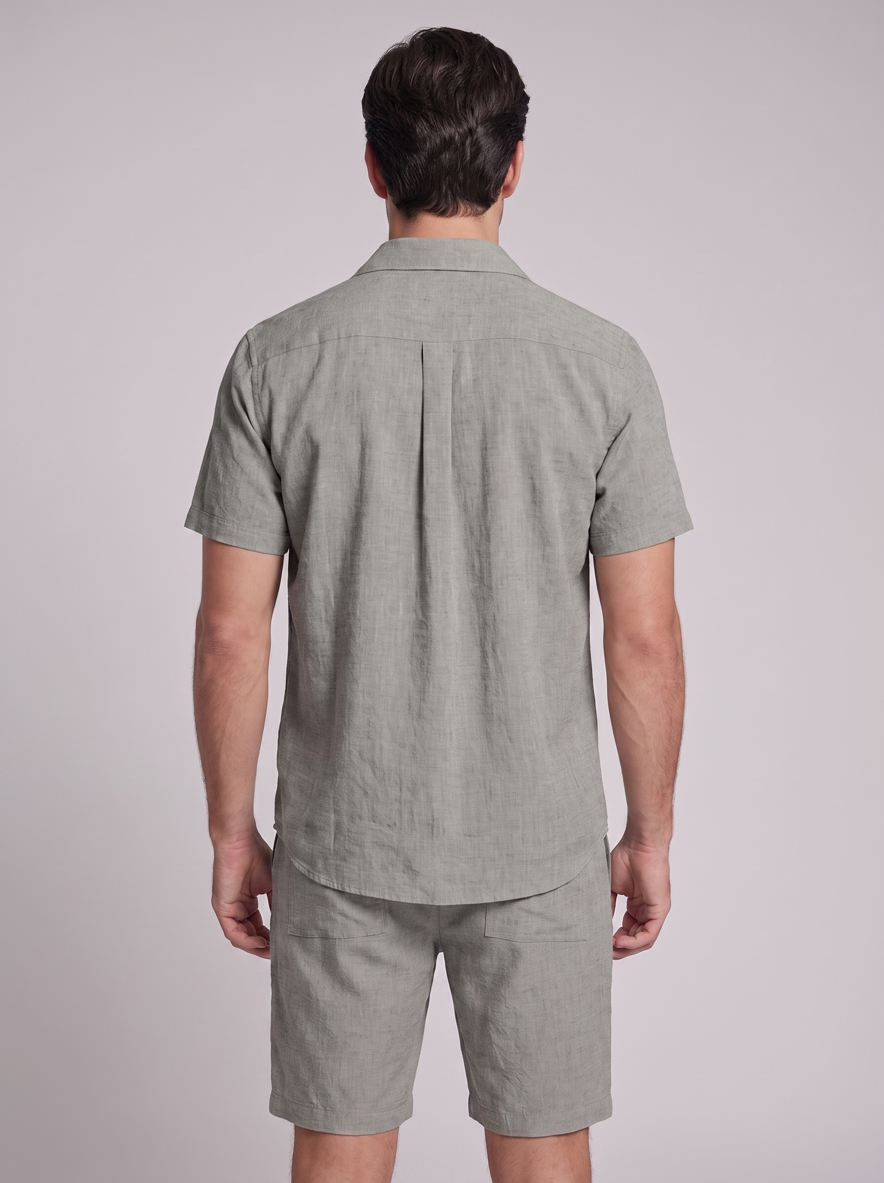 Men's Short Sleeve Shirt and Shorts Co-Ord Set