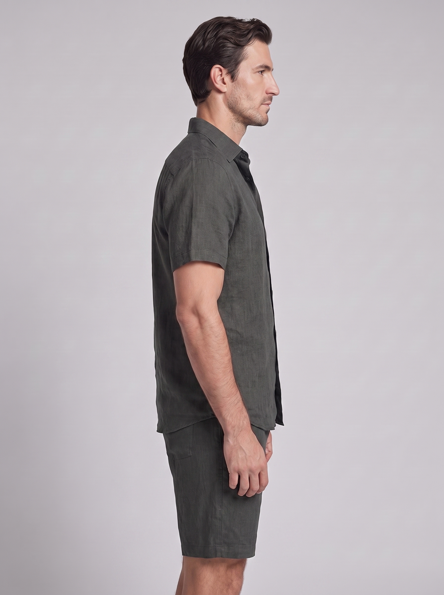 Men's Short Sleeve Shirt and Shorts Co-Ord Set
