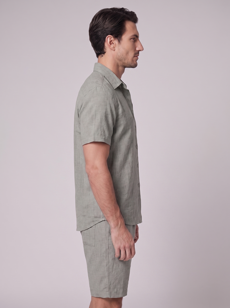 Men's Short Sleeve Shirt and Shorts Co-Ord Set