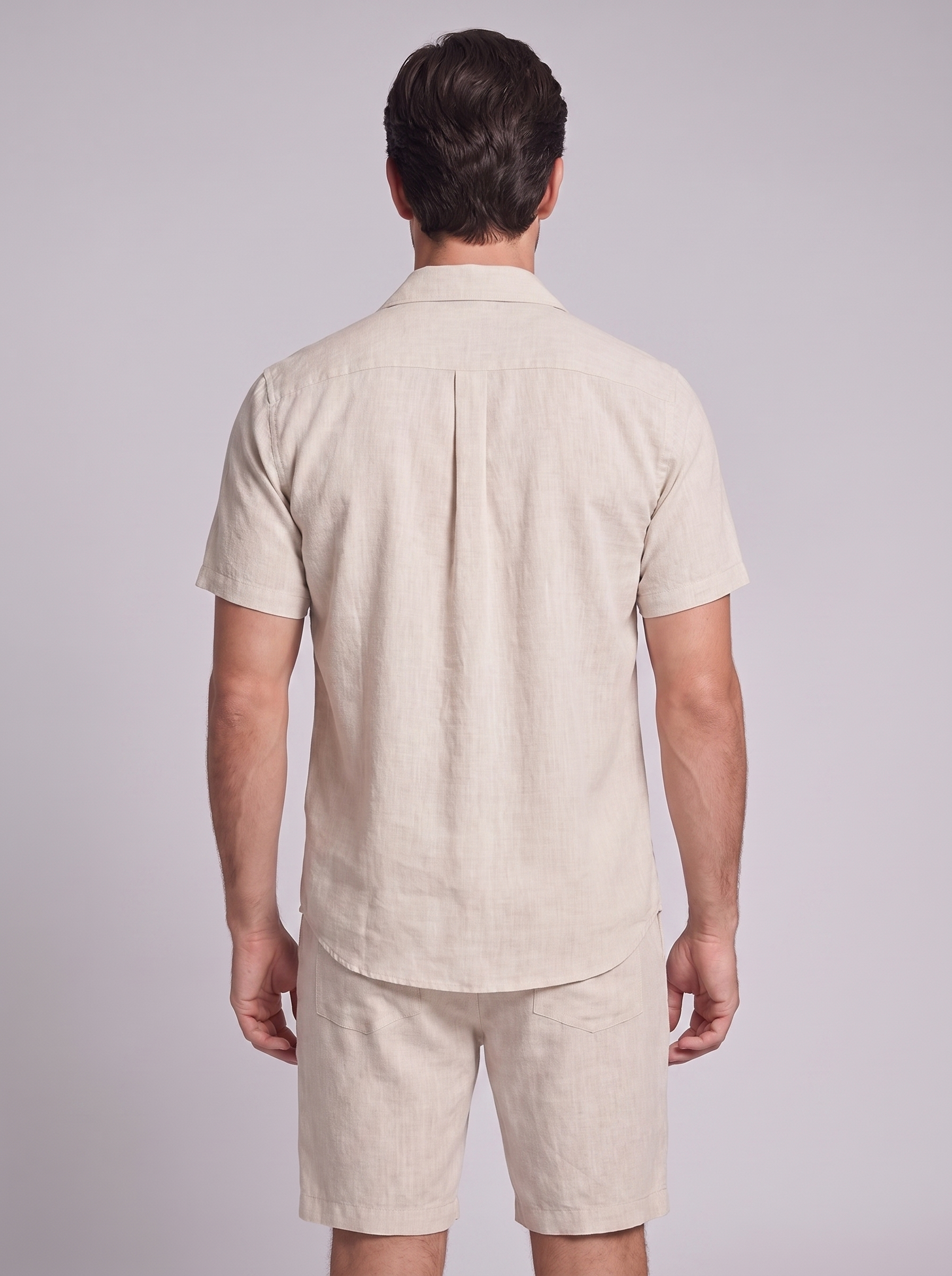 Men's Short Sleeve Shirt and Shorts Co-Ord Set