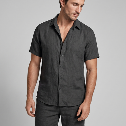Men's Short Sleeve Shirt and Shorts Co-Ord Set