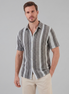 Men's Short-Sleeve Striped Shirt