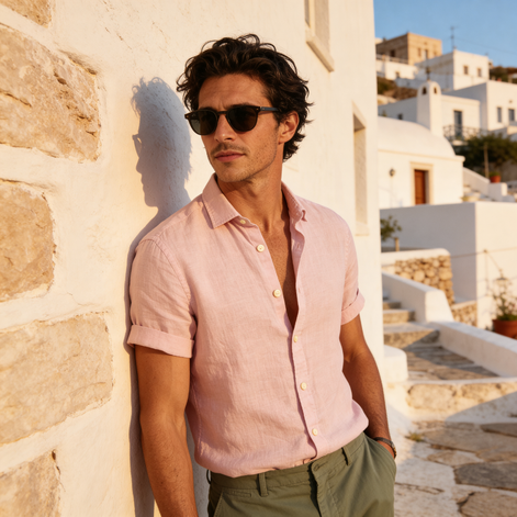 Men's Short Sleeve Summer Shirt