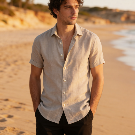 Men's Short Sleeve Summer Shirt