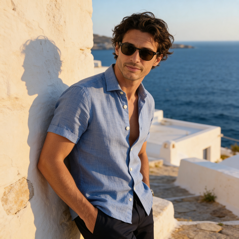Men's Short Sleeve Summer Shirt