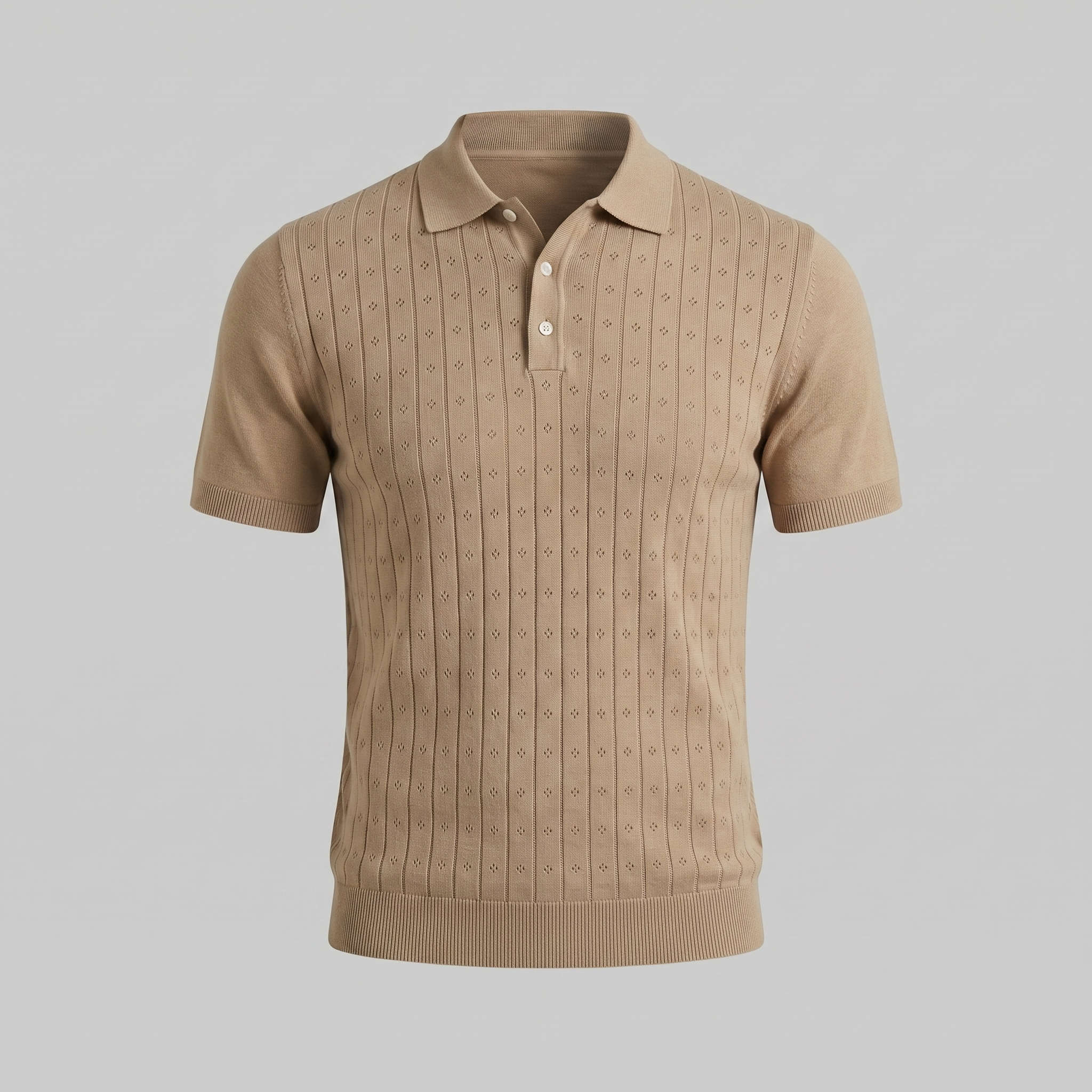 Men's Short-Sleeved Casual Polo Shirt