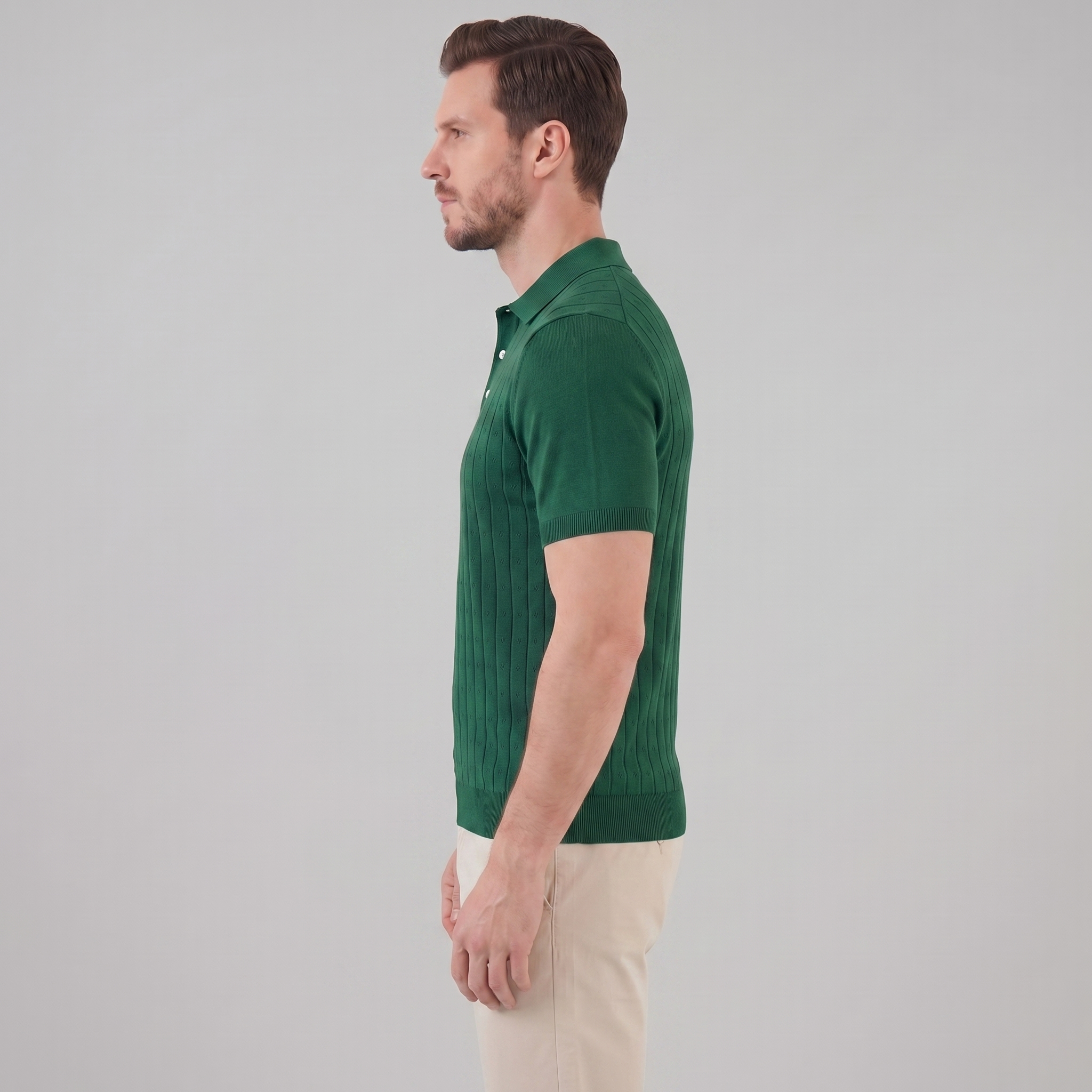 Men's Short-Sleeved Casual Polo Shirt