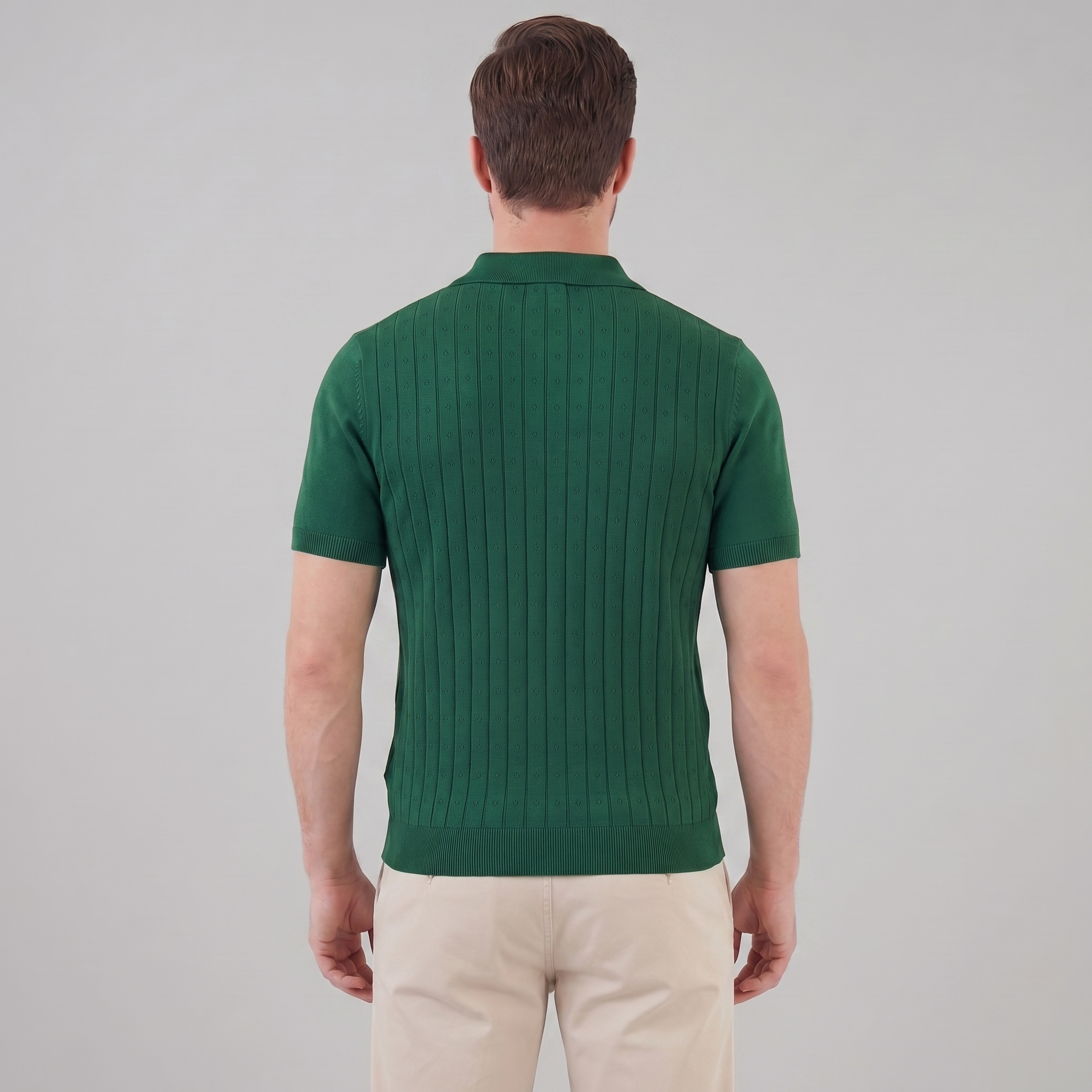 Men's Short-Sleeved Casual Polo Shirt