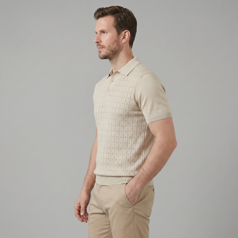 Men's Short-Sleeved Casual Polo Shirt