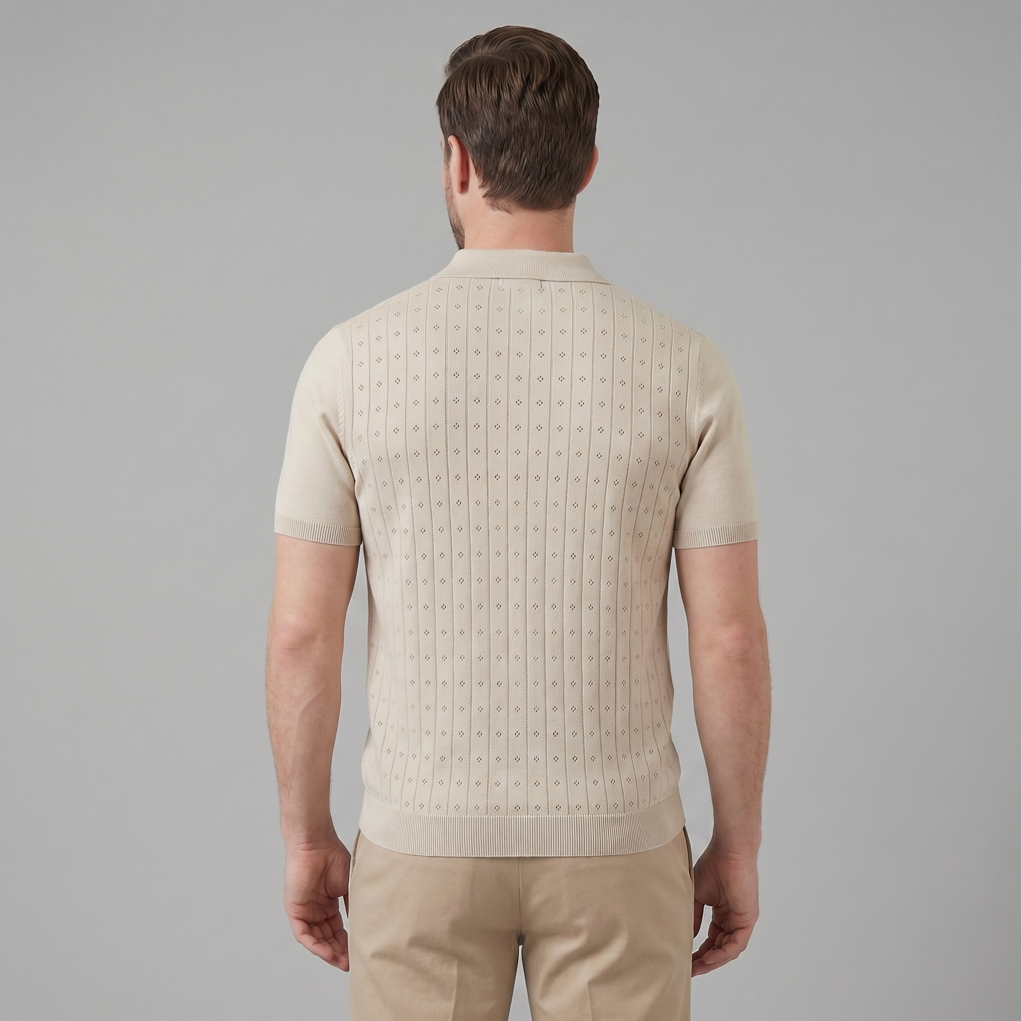 Men's Short-Sleeved Casual Polo Shirt