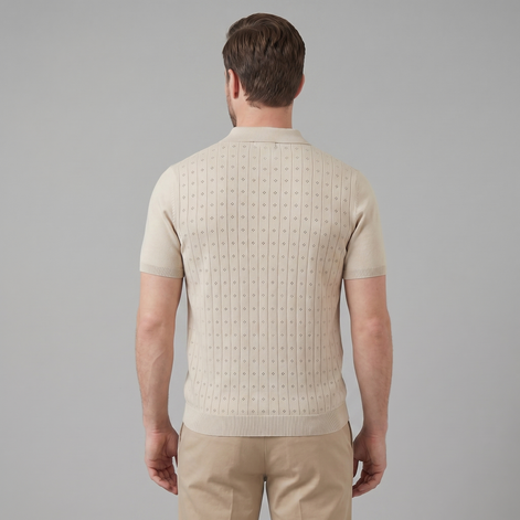 Men's Short-Sleeved Casual Polo Shirt