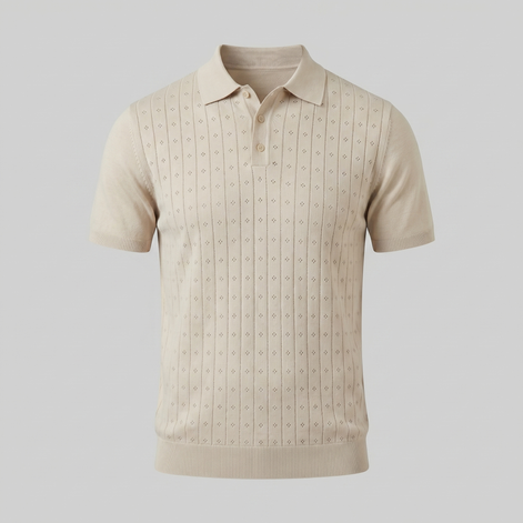 Men's Short-Sleeved Casual Polo Shirt