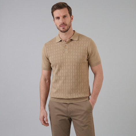 Men's Short-Sleeved Casual Polo Shirt