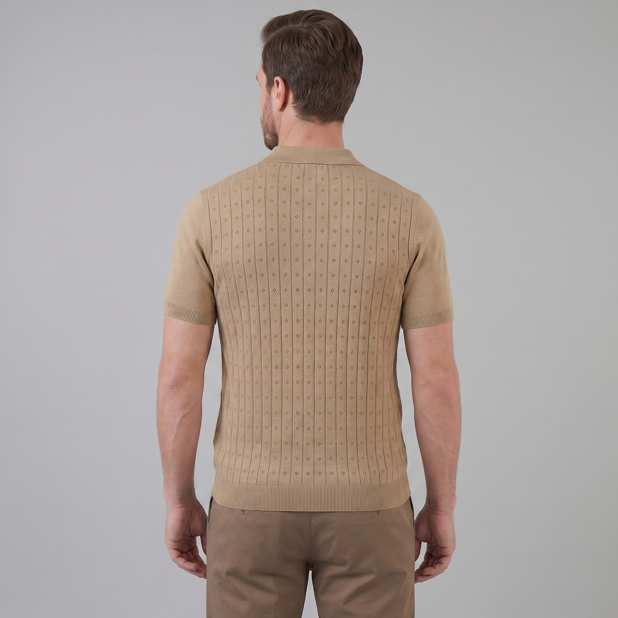 Men's Short-Sleeved Casual Polo Shirt