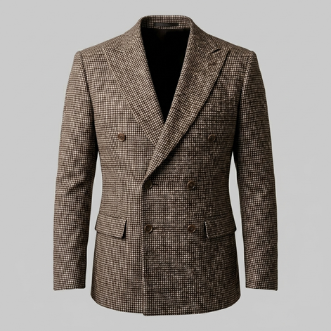 Men's Slim Fit Double-Breasted Blazer