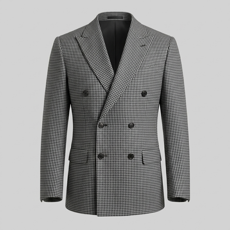 Men's Slim Fit Double-Breasted Blazer