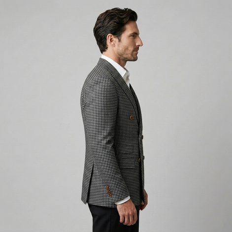 Men's Slim Fit Double-Breasted Blazer
