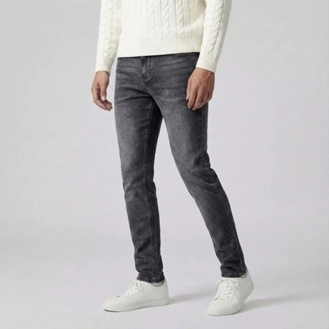 Men's Slim Fit Grey Jeans