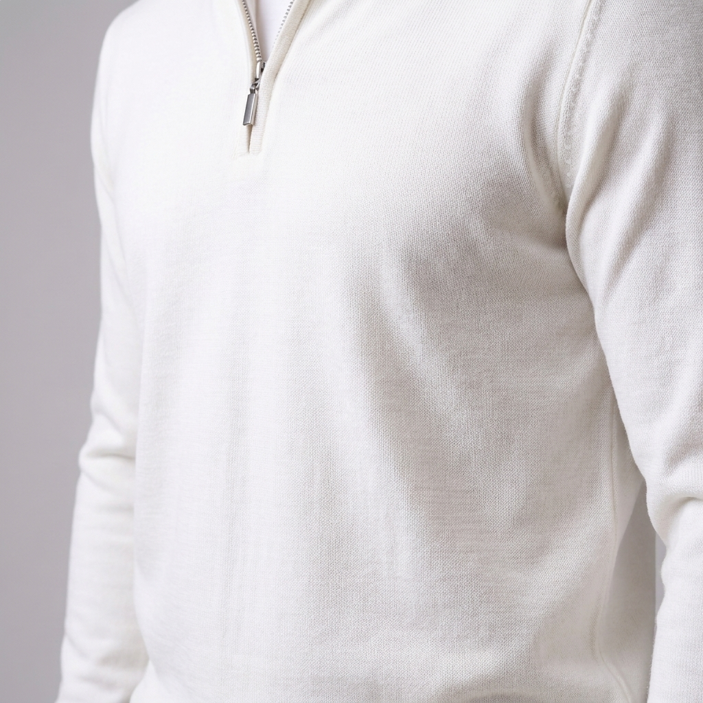 Men's Slim Fit Half-Zip Knit Sweater
