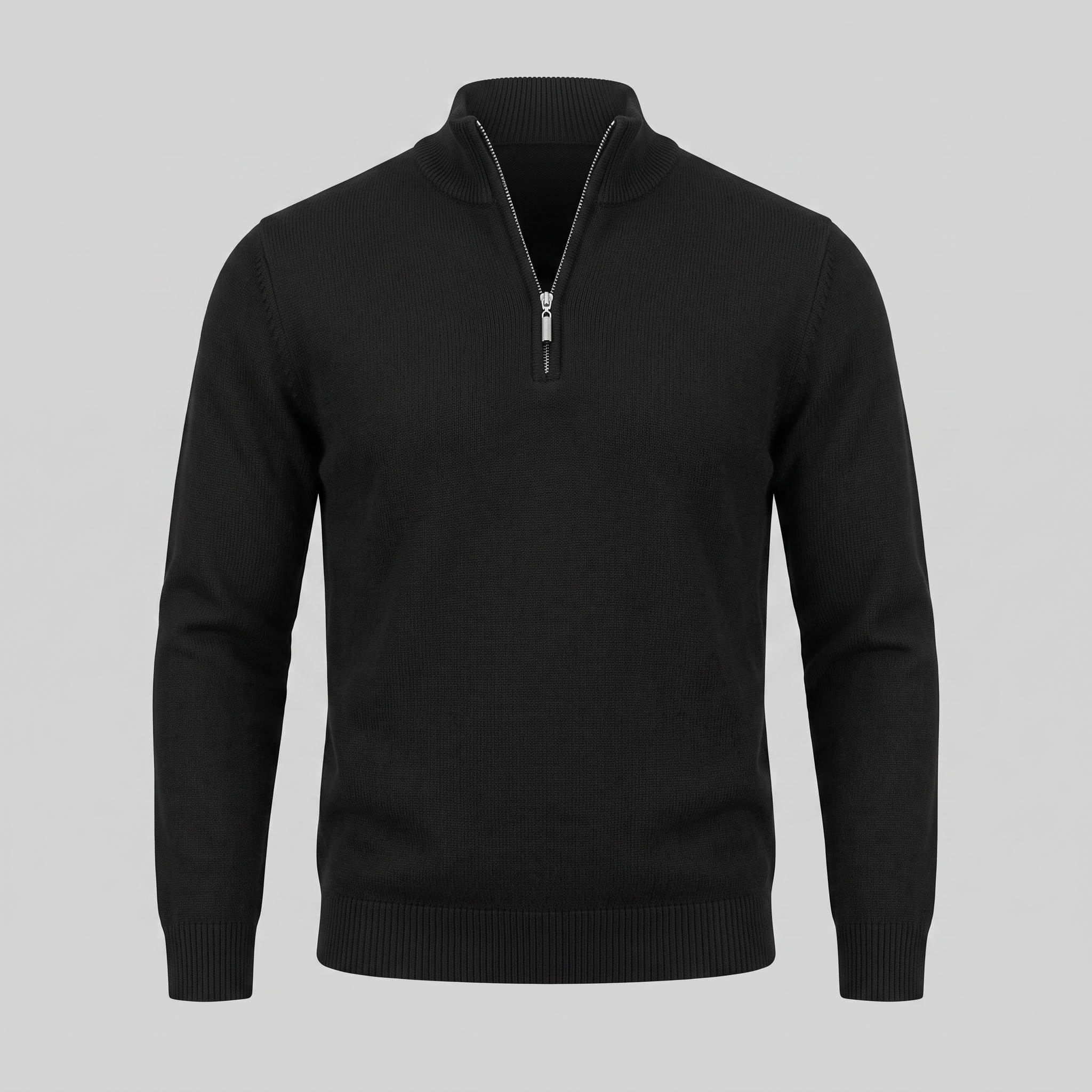 Men's Slim Fit Half-Zip Knit Sweater