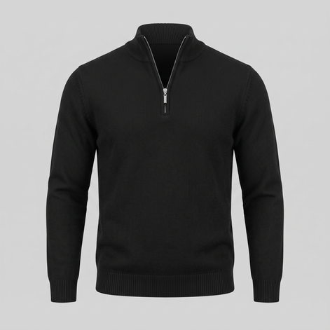 Men's Slim Fit Half-Zip Knit Sweater