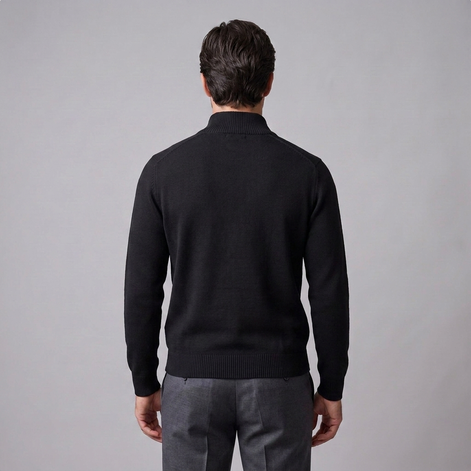 Men's Slim Fit Half-Zip Knit Sweater