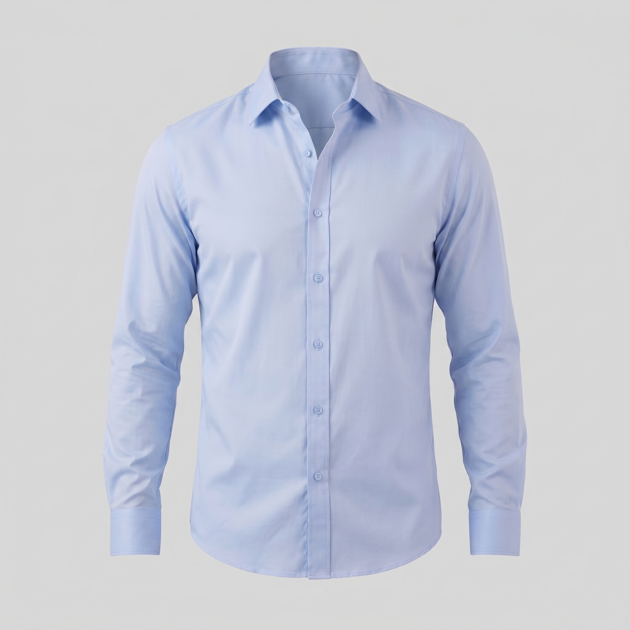 Men's Slim Fit Long-Sleeve Dress Shirt