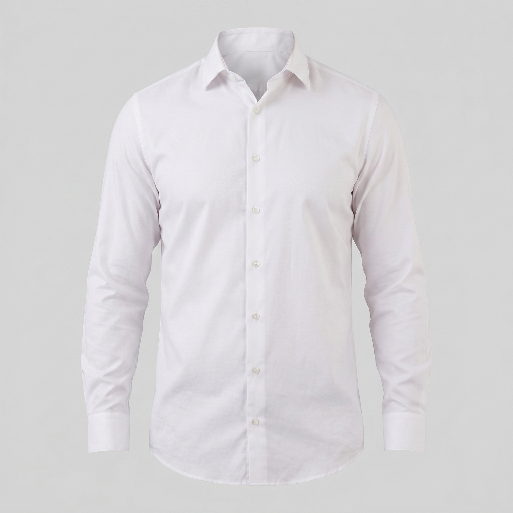 Men's Slim Fit Long-Sleeve Dress Shirt