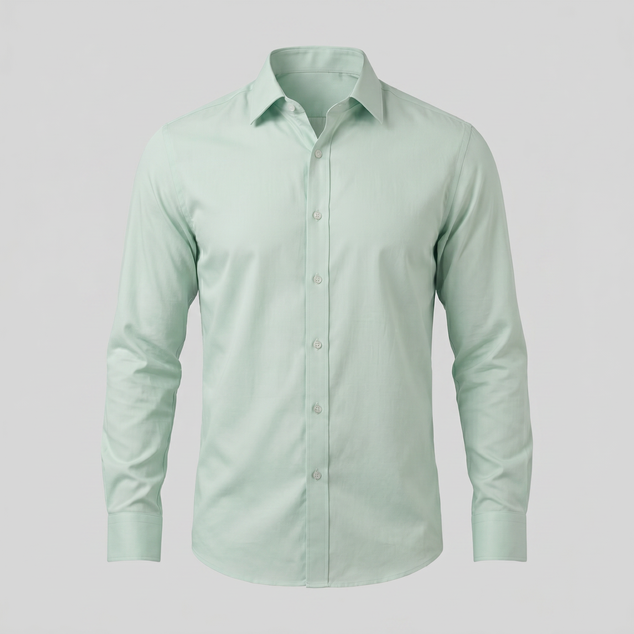 Men's Slim Fit Long-Sleeve Dress Shirt