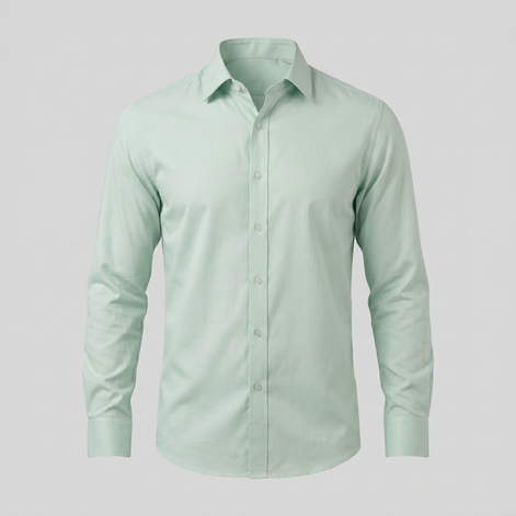 Men's Slim Fit Long-Sleeve Dress Shirt