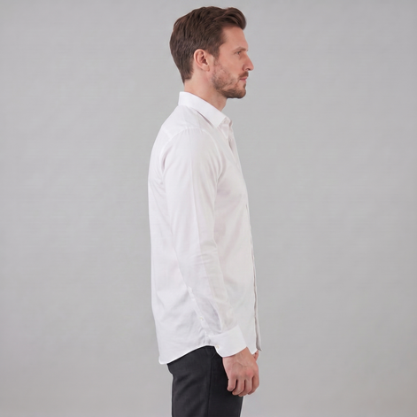 Men's Slim Fit Long-Sleeve Dress Shirt