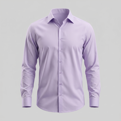 Men's Slim Fit Long-Sleeve Dress Shirt