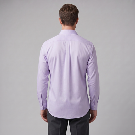 Men's Slim Fit Long-Sleeve Dress Shirt