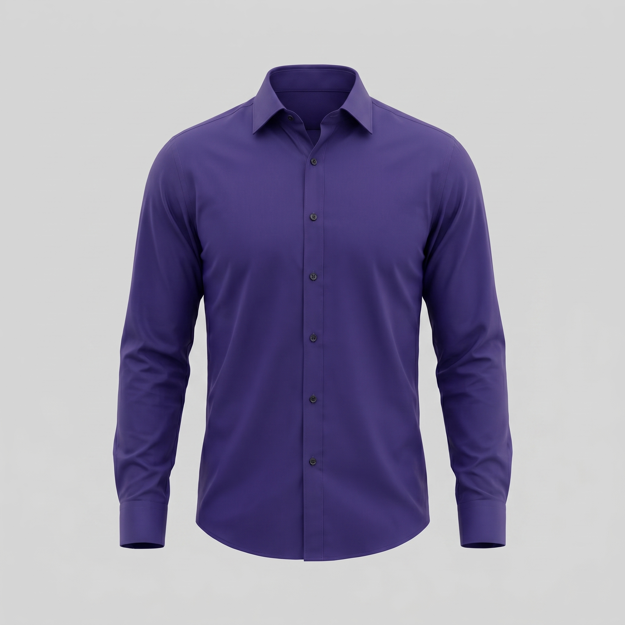 Men's Slim Fit Long-Sleeve Dress Shirt
