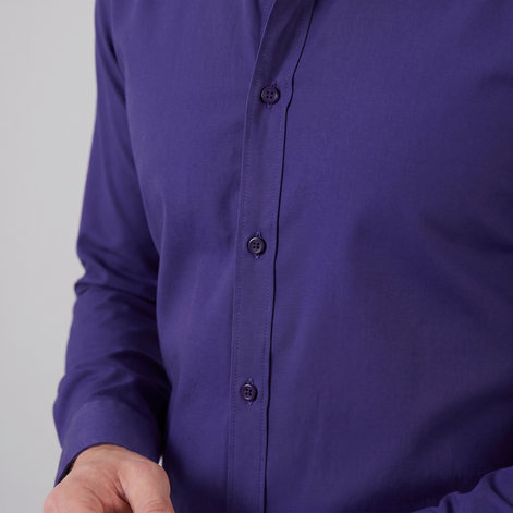 Men's Slim Fit Long-Sleeve Dress Shirt