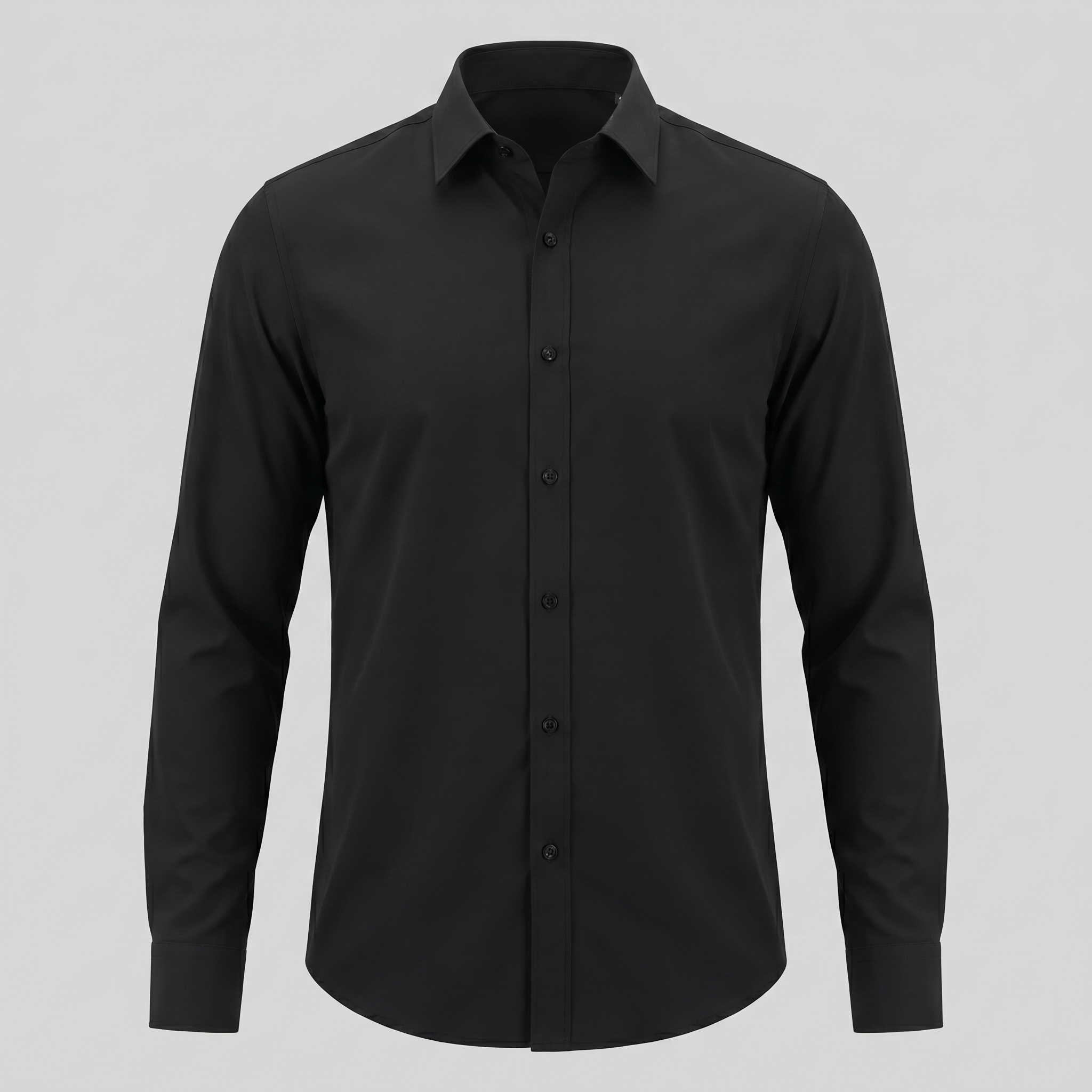 Men's Slim Fit Long-Sleeve Dress Shirt