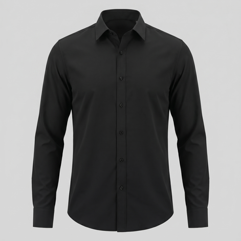 Men's Slim Fit Long-Sleeve Dress Shirt
