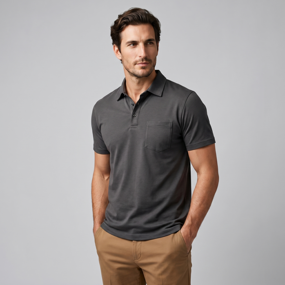 Men's Slim Fit Polo Shirt