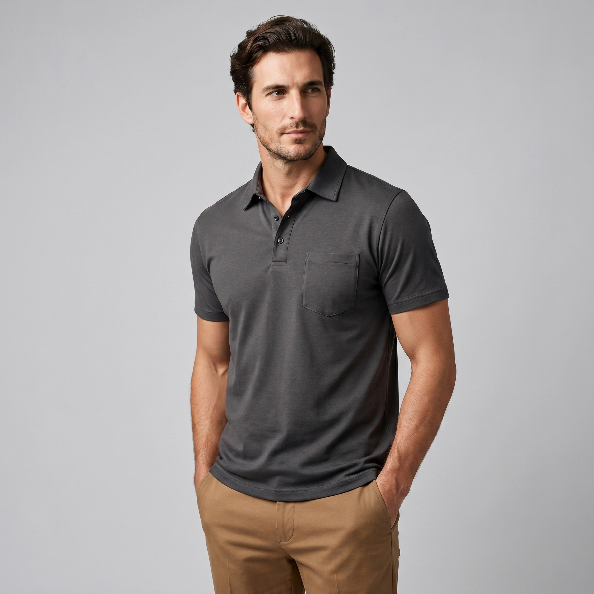 Men's Slim Fit Polo Shirt
