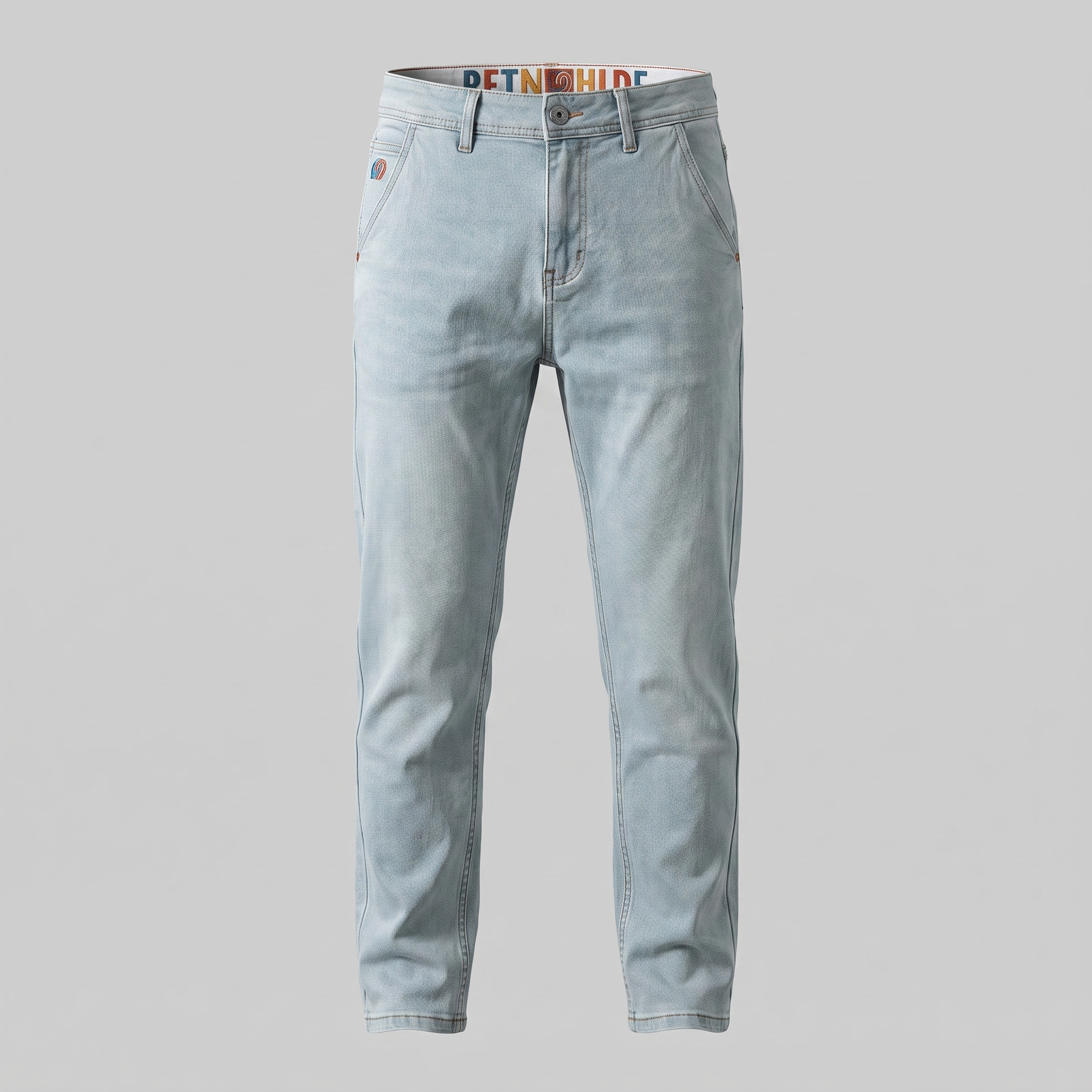 Men's Slim Fit Washed Denim Jeans