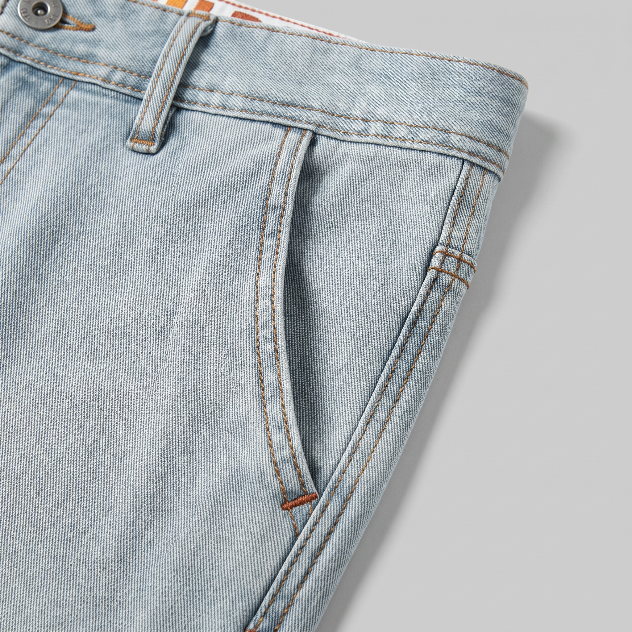 Men's Slim Fit Washed Denim Jeans