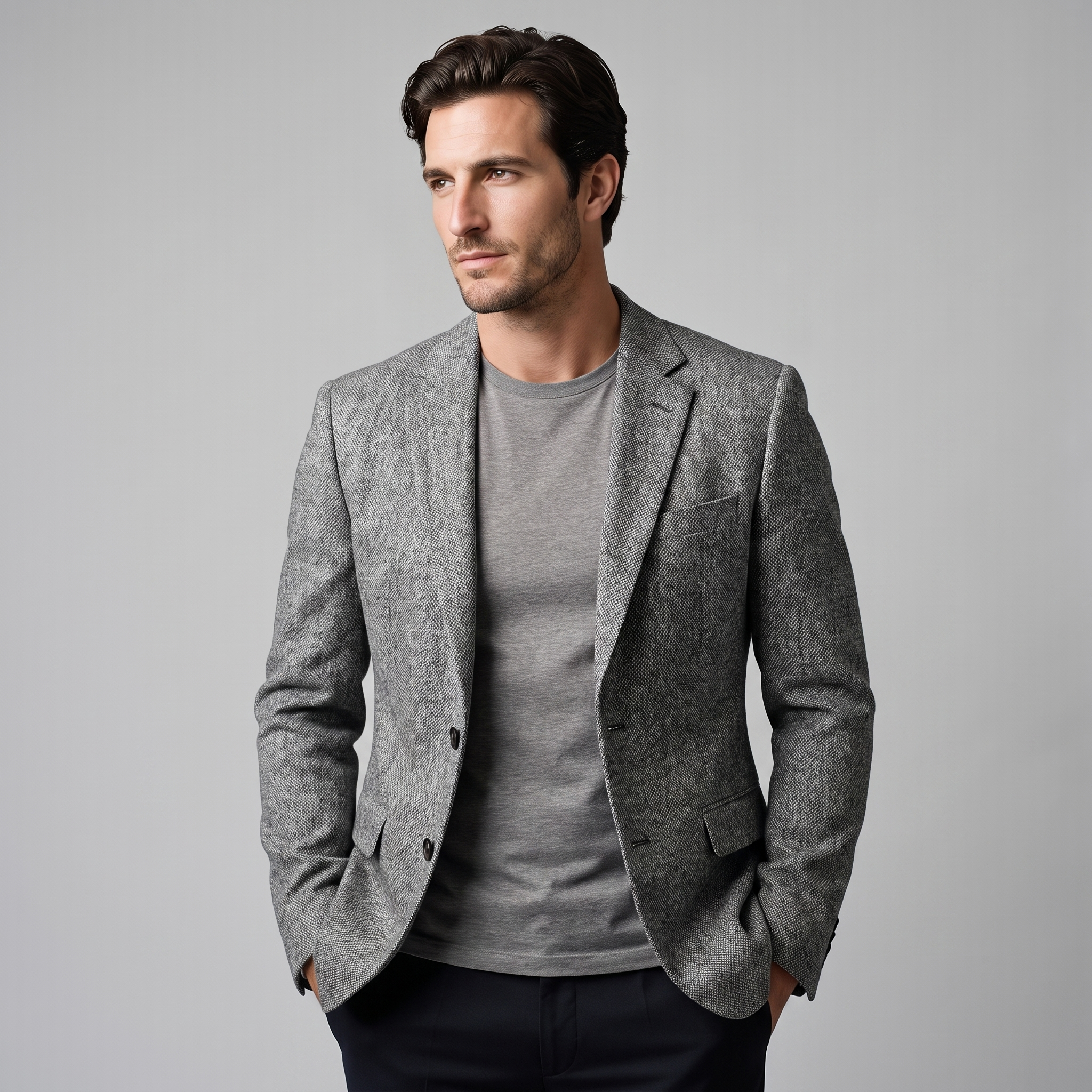 Men's Slim-Fit Winter Blazer Jacket